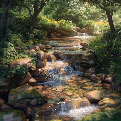 River Sound Meditation for Calm ft. Water Rocks & Flow Zen Silent