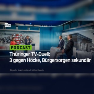 Thüringer TV-Duell: 3 gegen Höcke, Bürgersorgen sekundär