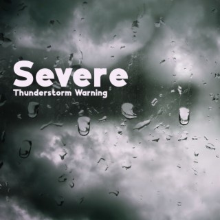 Severe Thunderstorm Warning – Heavy Rain And Sounds For Sleeping (Black Screen)