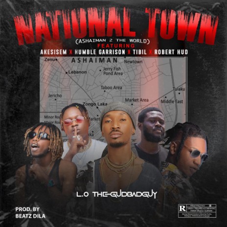 National Town ft. Akesisem, Humble Garrison, Robert Hud & Tibil | Boomplay Music