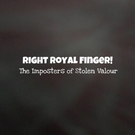 Right Royal Finger!