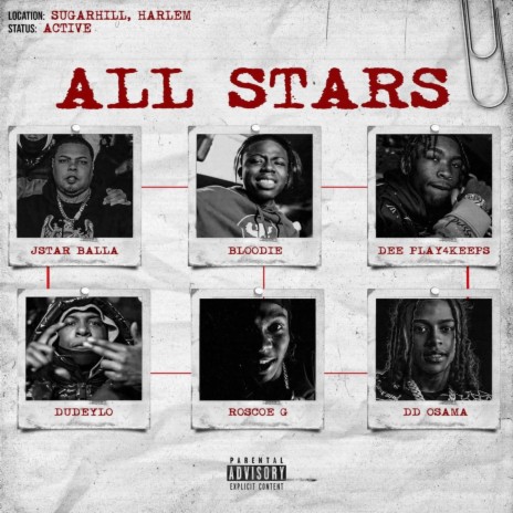 All Stars ft. DD Osama, Dudeylo, BLOODIE, Roscoe G & Dee Play4keeps
