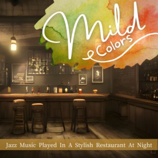 Jazz Music Played in a Stylish Restaurant at Night