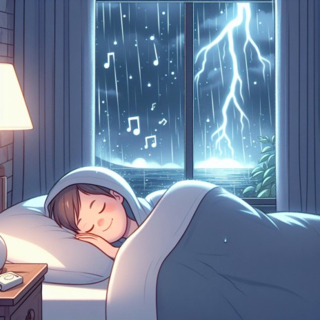 Thunderstorm Sleeping at Home 2 ft. Temporale X, The Mist, Drophic & Cozy Rainfall | Boomplay Music