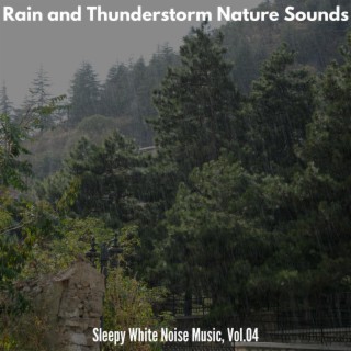 Rain and Thunderstorm Nature Sounds - Sleepy White Noise Music, Vol.04