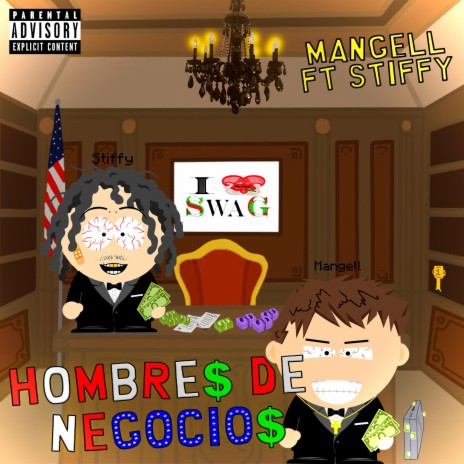 Hombres De Negocios ft. Stiffy | Boomplay Music