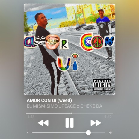 AMOR con Ui ft. Cheke Da Faya | Boomplay Music