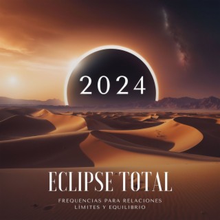 Eclipse Total 2024 - Frequencias para Relaciones, Límites y Equilibrio