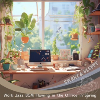 Work Jazz Bgm Flowing in the Office in Spring