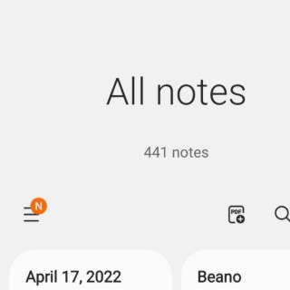 All notes