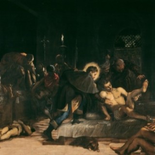 Jacopo Robusti Tintoretto - Św. Roch uzdrawiający zadżumionych