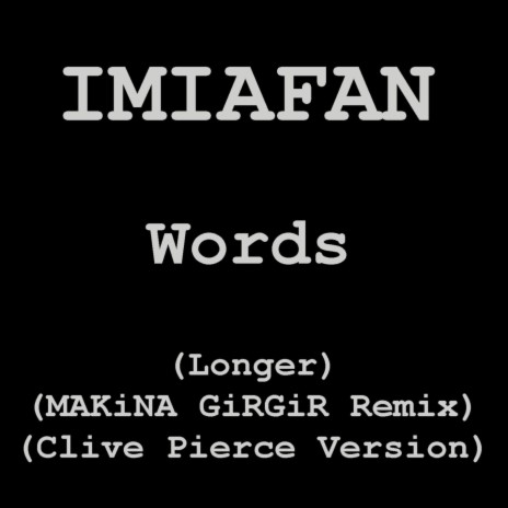 Words (Clive Pierce Version) ft. Clive Pierce