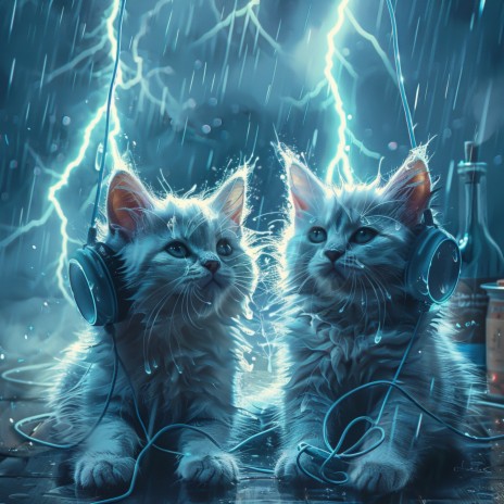 Soft Meows and Thunder Rolls ft. Superystorm & Sex & Intimacy Increase - Binaural Beat Meditation | Boomplay Music