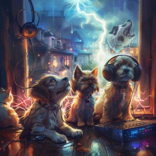 Pets in Thunder's Melody: Soothing Sounds