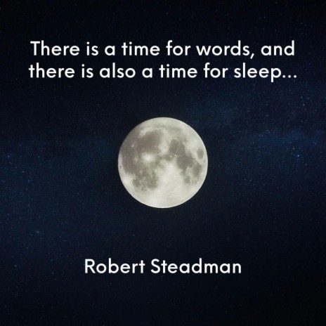 There is a time for words, and there is also a time for sleep... | Boomplay Music