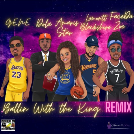 Ballin With the King Remix ft. Lamontt Blackshire, G.E.N.E. & FaceDaZoe | Boomplay Music