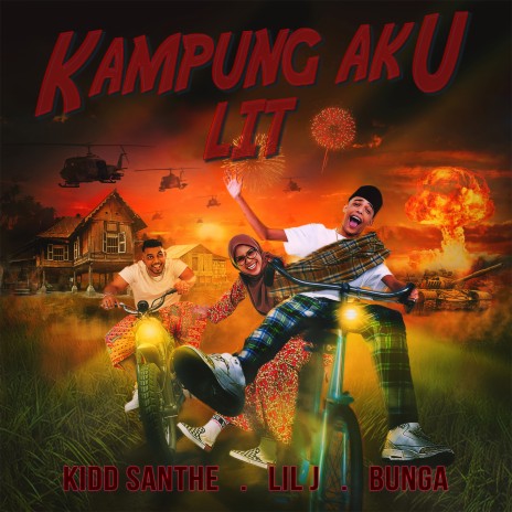 Kampung Aku Lit ft. Kidd Santhe & Bunga | Boomplay Music