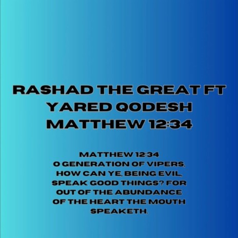 Matthew 12:34 Yared Qodesh