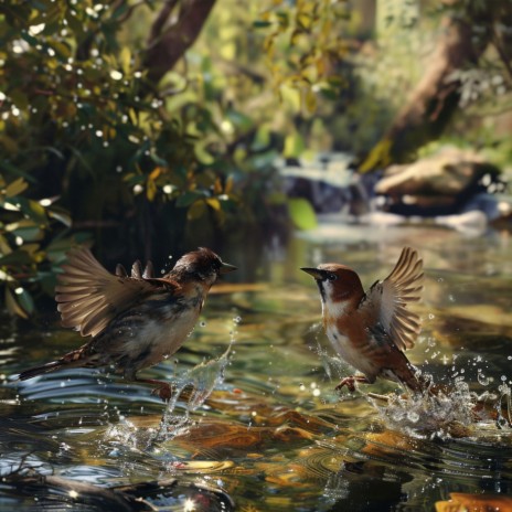 Restful Creek and Feathered Harmony ft. Soft Water Streams Sounds & Telomere