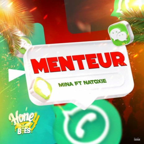 Menteur ft. Natoxie | Boomplay Music