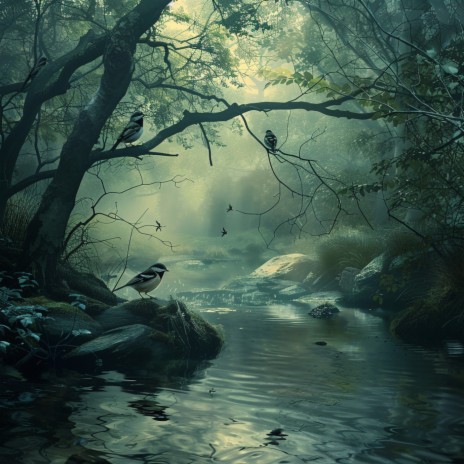 Serene Waters and Gentle Avian Calls ft. Healing Water Sounds & Restful Environment