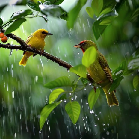 Peaceful Rain and Gentle Bird Whispers ft. Ricky Rainsound & Galactic Love