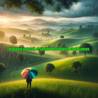 Armonía natural, el sonido de la lluvia en el campo