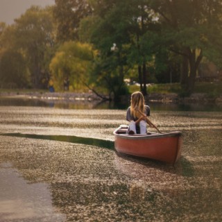 Relaxing Rowboat Sounds with River Waves Softly Rocking Boat