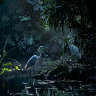 Binaural Creek and Birds Nighttime Sleep in Nature