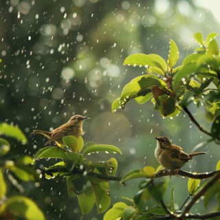 Baby's Binaural Nature: Gentle Rain and Bird Sounds