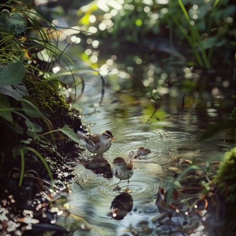 Gentle Creek Flow and Birdsong Serenity ft. Zen Reverie & Himalayan Voices | Boomplay Music