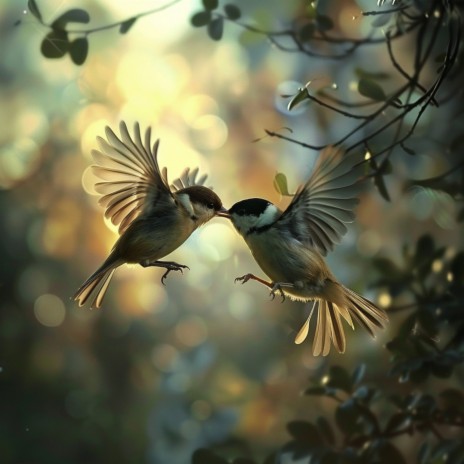 Soothing Harmony of Serene Birds ft. Nature Sounds for Relaxation and Sleep & Floating Melodies