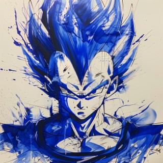 Vegeta Royal Blue Theme