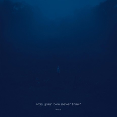 was your love never true?