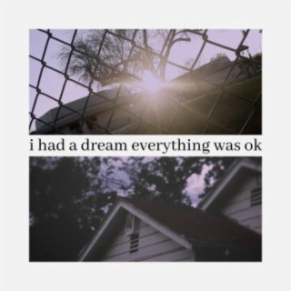 i had a dream that everything was ok lyrics | Boomplay Music