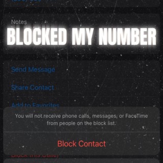 Blocked my Number