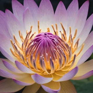 In the Heart of a Lotus Life's Ease Blooms