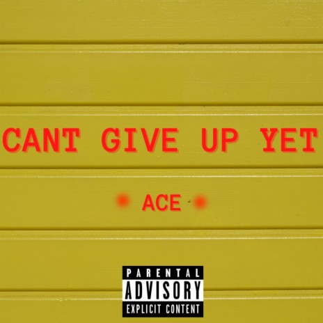 Can't Give Up Yet | Boomplay Music