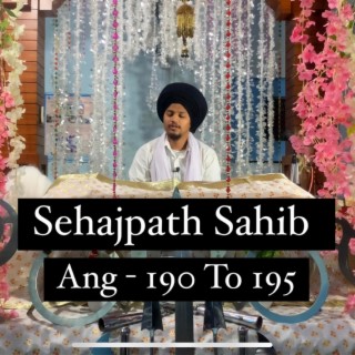 Sehajpath Sahib Ang 190 To 195