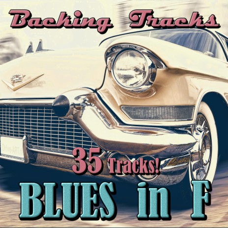 Blues Rock| Backing track in F