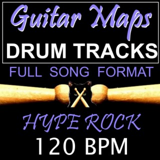 Hype Rock 120 BPM Drum Track for Bass Guitar