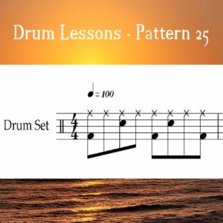 Drum Lessons - Pattern 25 (Loop 100)