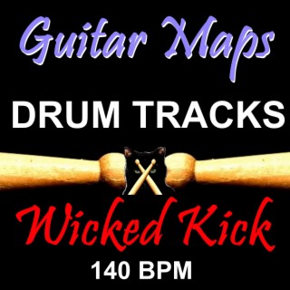 Wicked Kick Metal 140 BPM Drum Track for Bass Guitar