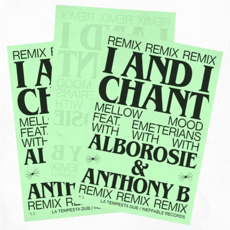 I And I Chant (Remix) ft. Alborosie, Anthony B & Emeterians | Boomplay Music