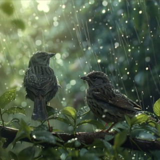 Binaural Nature Escape: Birds and Rain Soundscapes