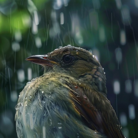 Raindrops and Chirps in Melodic Blend ft. Binaural Recorders & Source vibrations | Boomplay Music