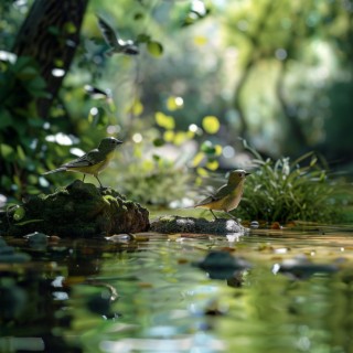 Binaural Nature Massage: Relaxing Creek and Birds Sounds