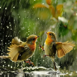 Soothing Binaural Rain with Nature and Birds Ambience