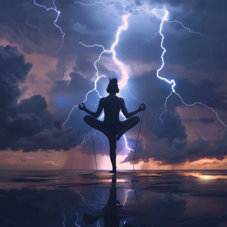 Energizing Storm Yoga Music ft. HD Rain and Water & Yoga Radiance