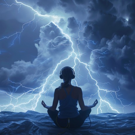 Calm Thunder Melody ft. Sounds Caused By Lightning & Relaxing Mindfulness Meditation Relaxation Maestro